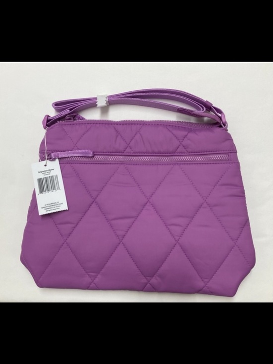Vera Bradley Handbags - Vera Bradley Original Zip Nylon Hipster Iris Orchid color Quilted bag